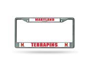 Maryland Terps NCAA Chrome License Plate Frame
