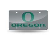 Oregon Ducks NCAA Laser Cut License Plate Cover Silver