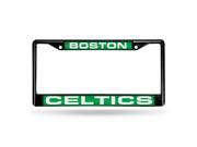 Boston Celtics NBA Laser Cut Black License Plate Frame