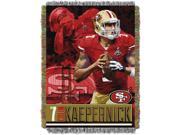 Colin Kapernich 49ers Players 48x60 Tapestry Throw