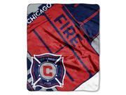 Chicago Fire MLS 50x60 Super Plush Throw