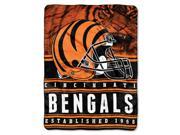Bengals 50 x60 Silk Touch Throw Stacked Series