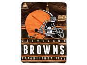 Browns 50 x60 Silk Touch Throw Stacked Series