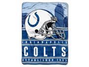 Colts 50 x60 Silk Touch Throw Stacked Series