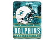 Dolphins 50 x60 Silk Touch Throw Stacked Series