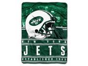 Jets 50 x60 Silk Touch Throw Stacked Series