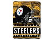 Steelers 50 x60 Silk Touch Throw Stacked Series