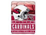 Cardinals 50 x60 Silk Touch Throw Stacked Series
