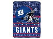 NY Giants 50 x60 Silk Touch Throw Stacked Series