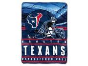 Texans 50 x60 Silk Touch Throw Stacked Series