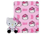 Red Sox 40x50 Fleece Throw and Hello Kitty Character Pillow Set