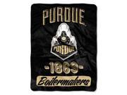 Purdue College Varsity 46 x60 Micro Raschel Throw