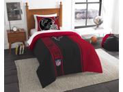 Falcons Twin Embroidered Comforter 1 Sham Set