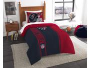 Texans Twin Embroidered Comforter 1 Sham Set