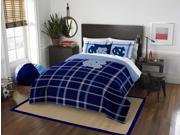 UNC Collegiate Full Embroidered Comforter 2 Sham Set