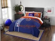 Mets Full Embroidered Comforter 2 Sham Set