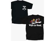 Wife is Good Snowmobiling T Shirt Black