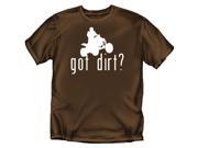 Got Dirt T Shirt Brown