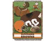 Browns Vintage 48x60 Tapestry Throw