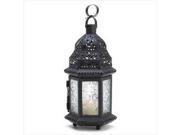 Winter Fire Candle Lantern pack of 1 EA