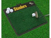 NFL Pittsburgh Steelers Wordmark Golf Hitting Mat 20 x 17
