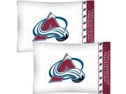 NHL Colorado Avalanche Hockey Set of 2 Logo Pillow Cases