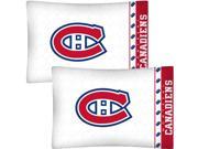 NHL Montreal Canadiens Hockey Set of 2 Logo Pillow Cases