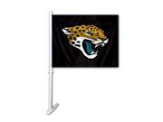 Fremont Die Inc Jacksonville Jaguars Car Flag With Wall Brackett Car Flag