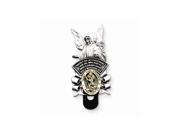 St Christopher Guardian Angel Visor Clip Perfect Religious Gift