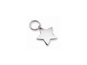 Nickel plated Star Key Ring Engravable Personalized Gift Item