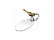 Nickel plated Oval Key Ring Engravable Personalized Gift Item