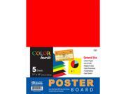 BAZIC 11 X 14 Multi Color Poster Board 5 Pack Case Pack 48
