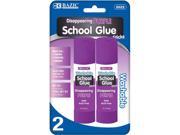 Bazic 21g 0.7 oz. Large Washable Purple Glue Stick Case Pack 144