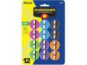 Bazic Round Pencil Sharpener 12 Pack Case Pack 144