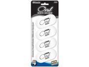 Bazic White Oval Eraser 4 Pack Case Pack 72
