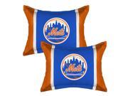 2pc MLB New York Mets Pillow Sham Set Baseball Bedding