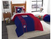 NY Giants Twin Comforter Set Soft and Cozy