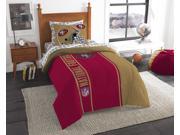 49ers Twin Comforter Set Soft and Cozy