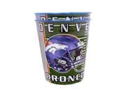 Denver Broncos 2Pk 16 oz Metallic Cups Case Pack 12