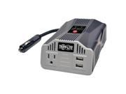 TRIPP LITE PV200USB 200 Watt PowerVerter R with 1 AC Outlet 2 USB Charging Ports