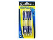 Retractable Ball Point Pens 4 Pack Blue Ink Case Pack 48