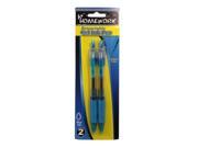 Retractable Gel Pens 2 pack Blue Ink Case Pack 48