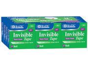 Bazic 3 4 x 1000 Invisible Tape Refill 12 Pack Case Pack 12