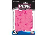 Bazic Pink Eraser Top 20 Pack Case Pack 144