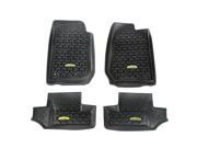 Outland Automotive Floor Liners Kit Black; 07 16 Jeep 2 Door Wrangler Jk 391298703