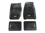 Outland Automotive Floor Liners Kit Black; 84 01 Jeep Cherokee Xj 391298720