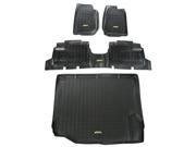 Outland Automotive Floor Liners Kit Black; 07 10 Jeep 4 Door Wrangler Jk 391298801