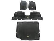 Outland Automotive Floor Liners Kit Black; 11 16 Jeep 4 Door Wrangler Jk 391298804