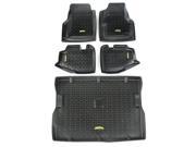 Outland Automotive Floor Liners Kit Black; 97 06 Jeep Wrangler Tj 391298810