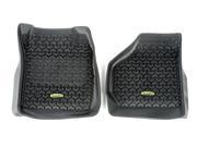 Outland Automotive Floor Liners Front Black; 99 07 Ford F 250 F 350 398290207